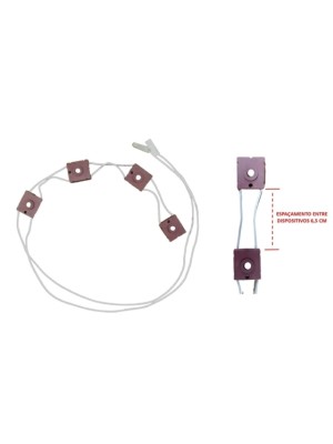 INTERRUPTOR CATENARIA QUADRADA 4 BOCAS MICRO AG5001