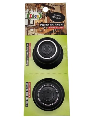 PEGADOR PARA TAMPAS COM RISCO PRETO SET COM 2 PEÇAS  ID0241P