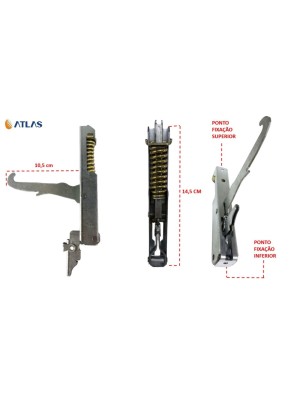 DOBRADIÇA ATLAS 6 BOCAS C10-6003 (PAR) AG0336