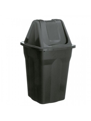 LIXEIRA 60 LTS COM TAMPA BASCULANTE RECICLADA