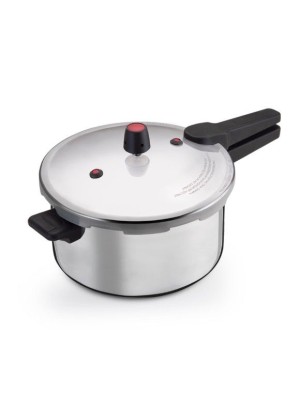  PANELA DE PRESSÃO NACIONAL POLIDA FECHAMENTO EXTERNO 10 LTS