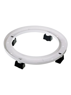 CARRINHO PARA BOTIJÃO PLASTICO BRANCO/BEGE - 012