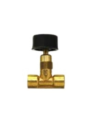 REGISTRO ATAQUE LATÃO F X F HASTE LONGA BOTÃO PLASTICO ALG 1951