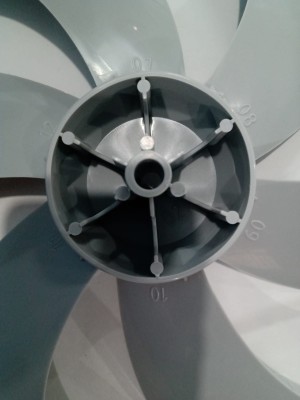 HELICE SERVE BRITANIA/PHILCO 30CM MODERNA RETA 6PAS CINZA B21061