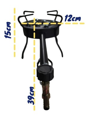FOGAREIRO ALBASAN FURO 5 FUROS CANO CURTO (SEM MANGUEIRA) 0096