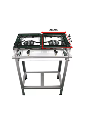 FOGÃO ALBASAN ALTA PRESSÃO 02 BOCAS ALTA 308I INOX (SEM REGISTRO)