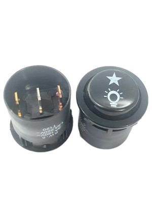 INTERRUPTOR ATLAS DUPLA FUNÇÃO PRETO 3A 13 45045152