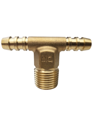 TE 3/8 BM X 1/2 NPT X 3/8 BM - 1184 ALG