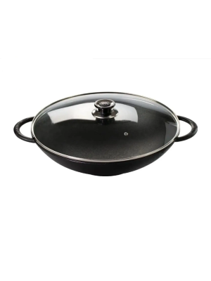 FRIGIDEIRA 36 WOK 2 ALÇAS COM TAMPA DE VIDRO 7088